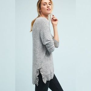 Adorable ruffle tunic sweater from Anthropologie!